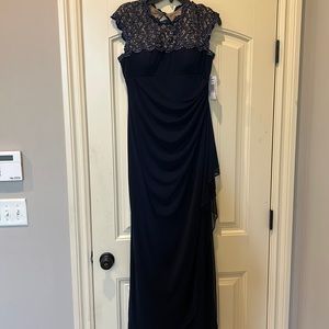 Navy Alex Evening Gown